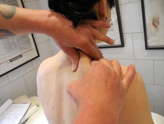 Muskulus Trapezius Knetung